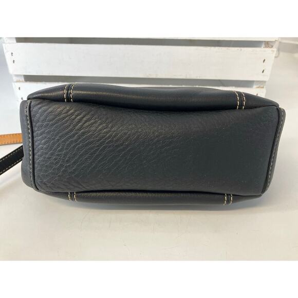 DOONEY & BOURKE SMALL BLACK PEBBLED LEATHER SHOULDER BAG - Picture 11 of 16